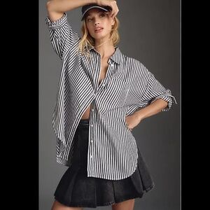 Anthropologie Maeve The Bennet Buttondown Shirt